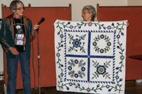 Mary and her applique Quilt